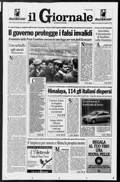 Il giornale : quotidiano del mattino